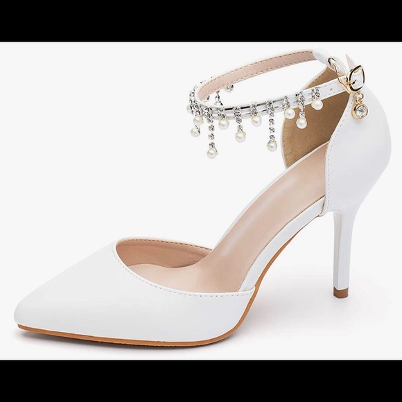 COPY - NWT Pointed Toe Pumps Shoes with Pearl 3.54”, MULTI SIZES AVAILABLE! Nev… - Picture 7 of 15